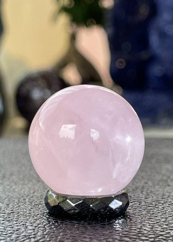 Rozenkwarts bol, klein 3cm