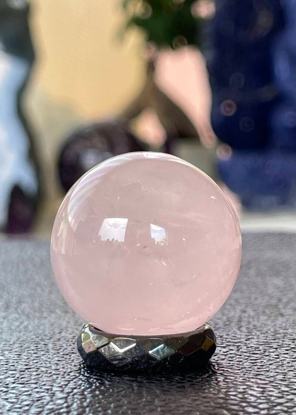 Rozenkwarts bol, klein 3cm