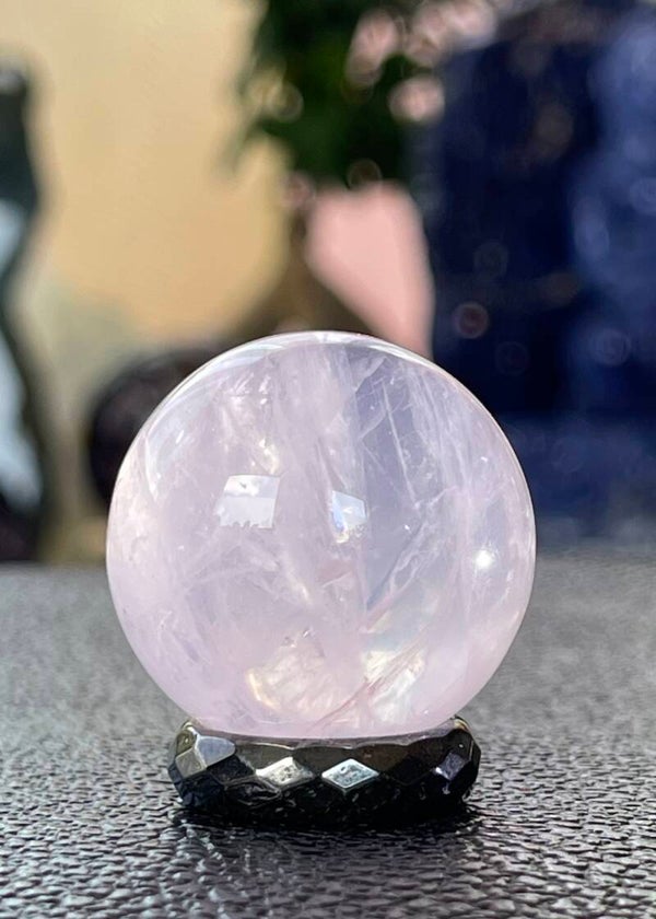 Rozenkwarts bol, klein 3cm