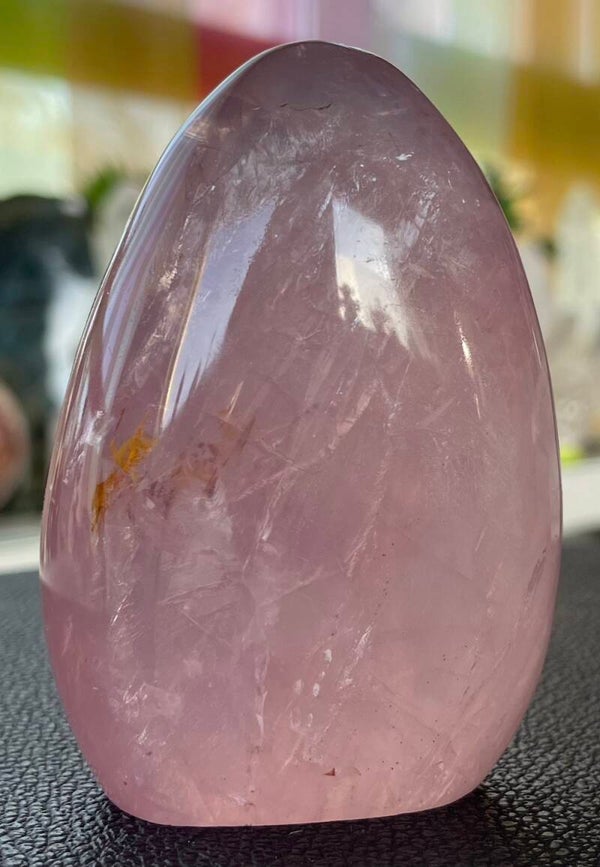 Rozenkwarts free form met ster staand, medium