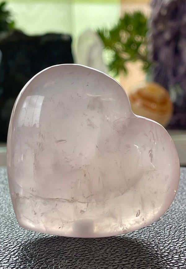 Rozenkwarts hart, medium-groot