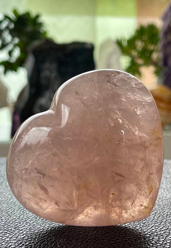 Rozenkwarts hart, medium-groot