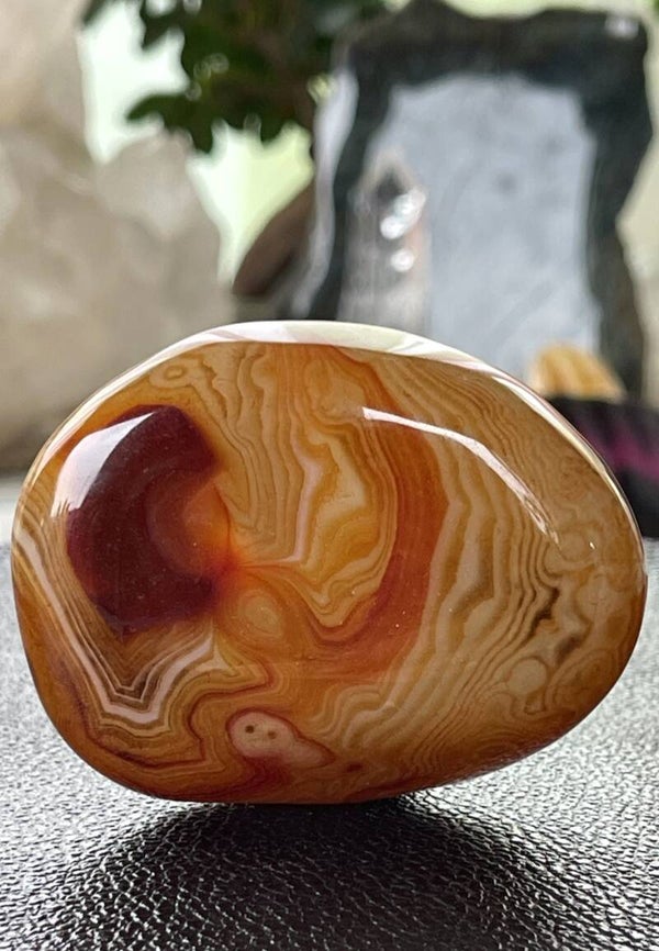 Sardonyx handsteen, groot