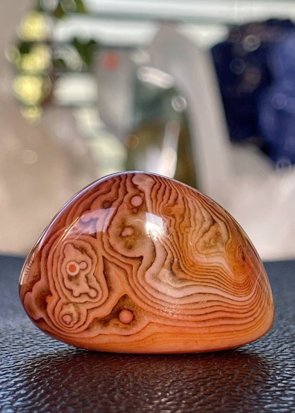 Sardonyx trommelsteen, groot
