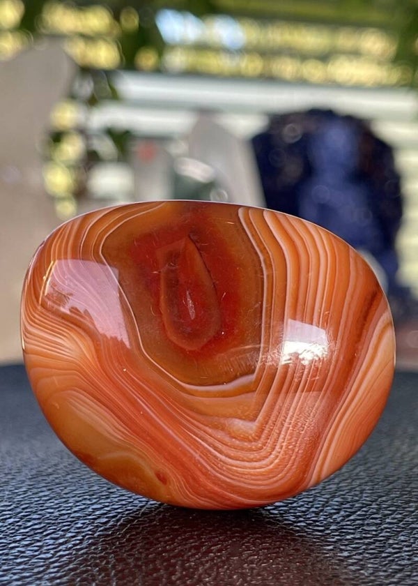 Sardonyx handsteen, klein-medium