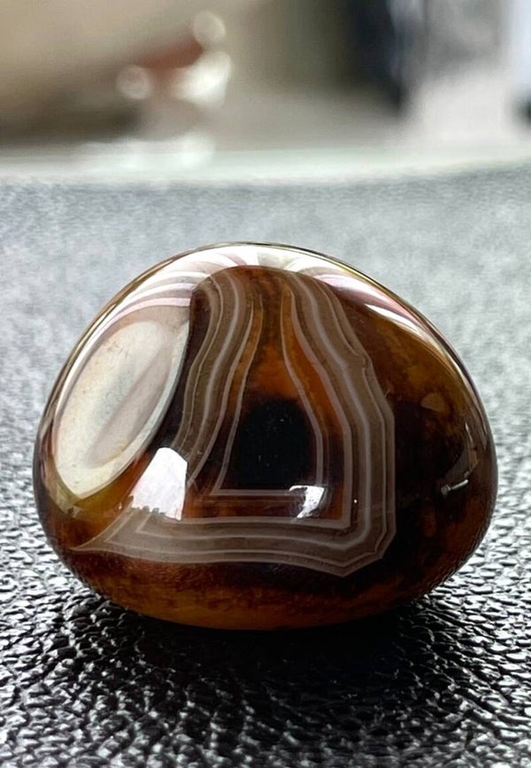 Sardonyx trommelsteen, groot
