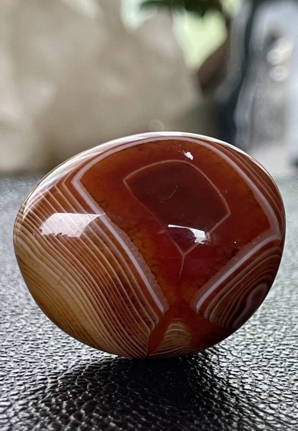 Sardonyx trommelsteen, groot