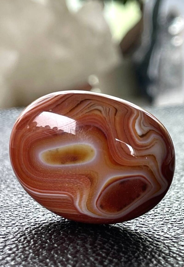 Sardonyx trommelsteen, groot