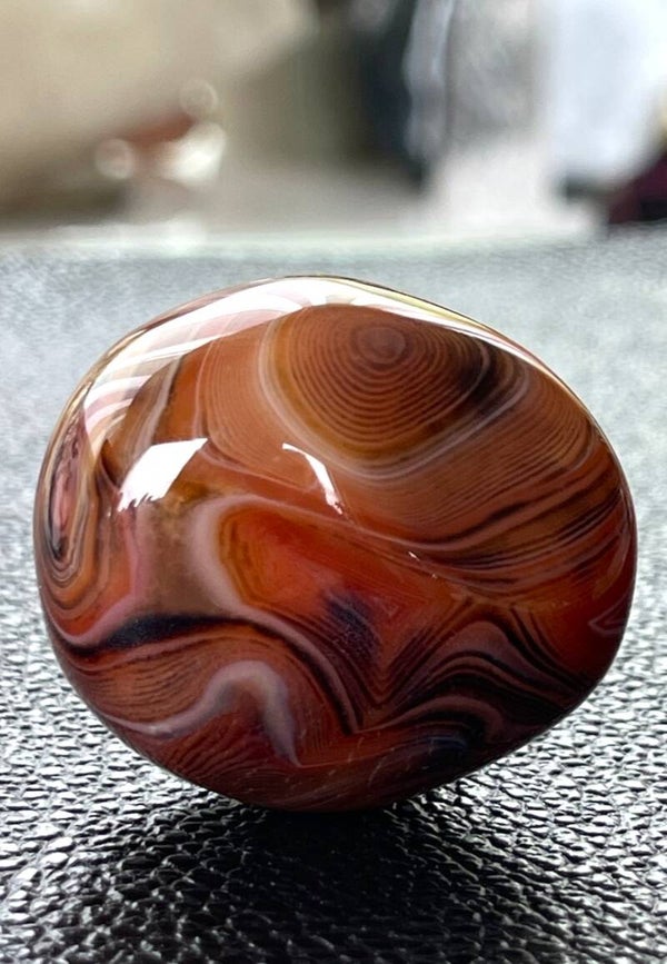 Sardonyx trommelsteen, groot