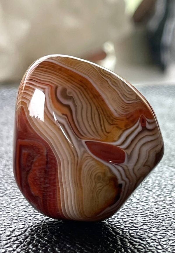 Sardonyx trommelsteen, groot