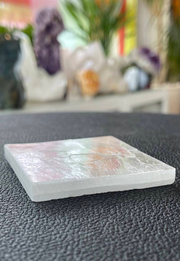 Seleniet platte vierkante schijf ruw, medium