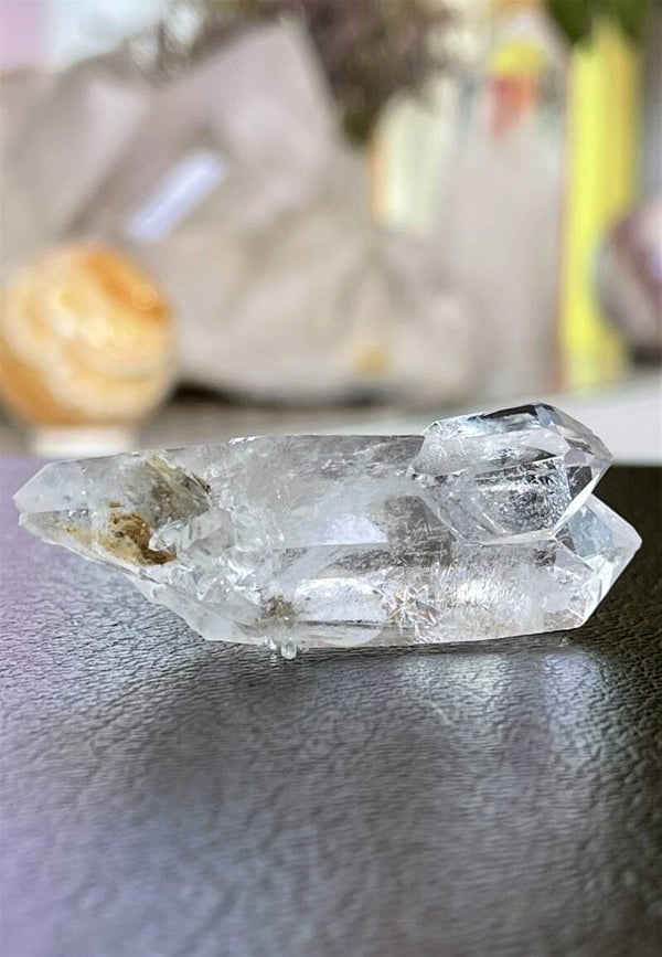 Self Healer Bergkristal met Chloriet dubbeleinder punt