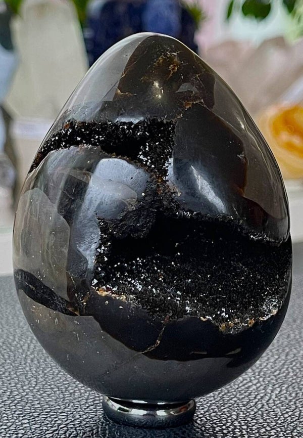 Septarie ei open, groot 9,9cm