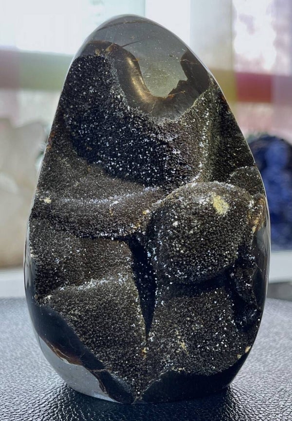 Septarie ei open, groot 14,4cm