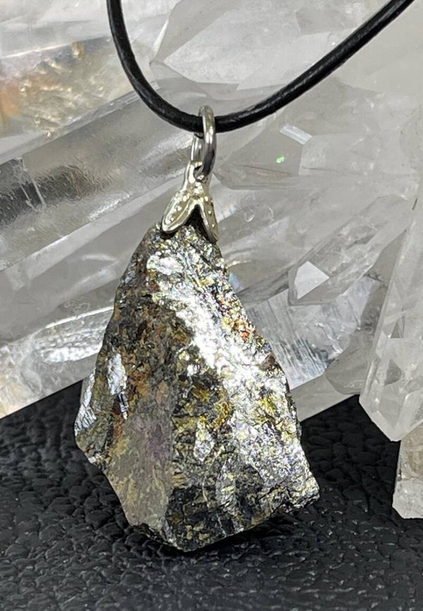 Sfaleriet hangertje ruw, met veter