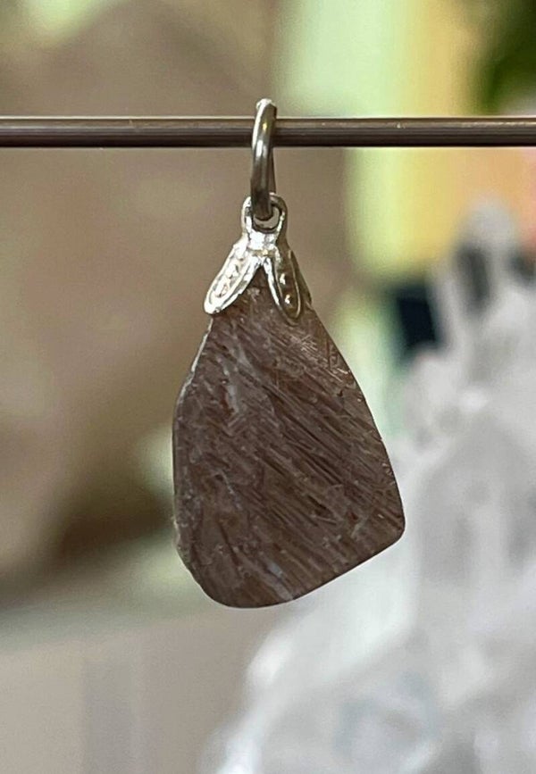 Ster Gouden Rutielkwarts hangertje, met veter