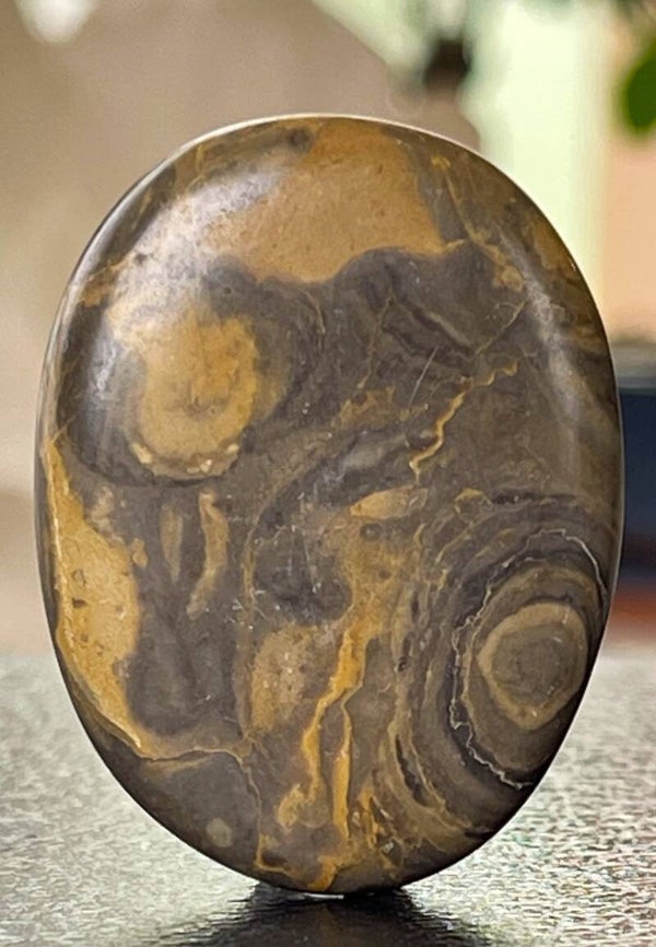 Stromatoliet knuffelsteen plat