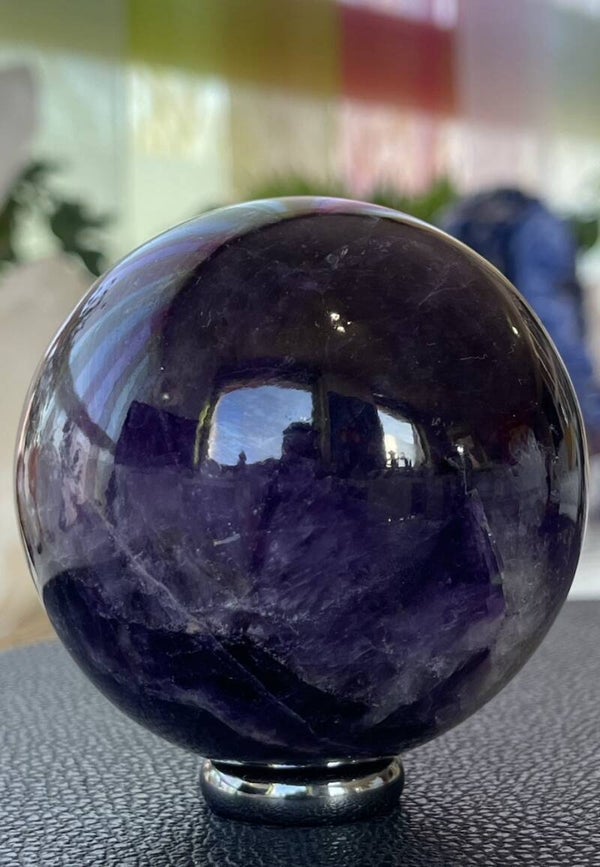 Super Seven bol uit Brazilië, groot 7,2cm