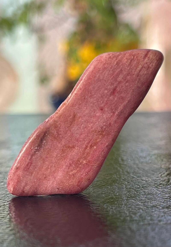 Thuliet trommelsteen, plat