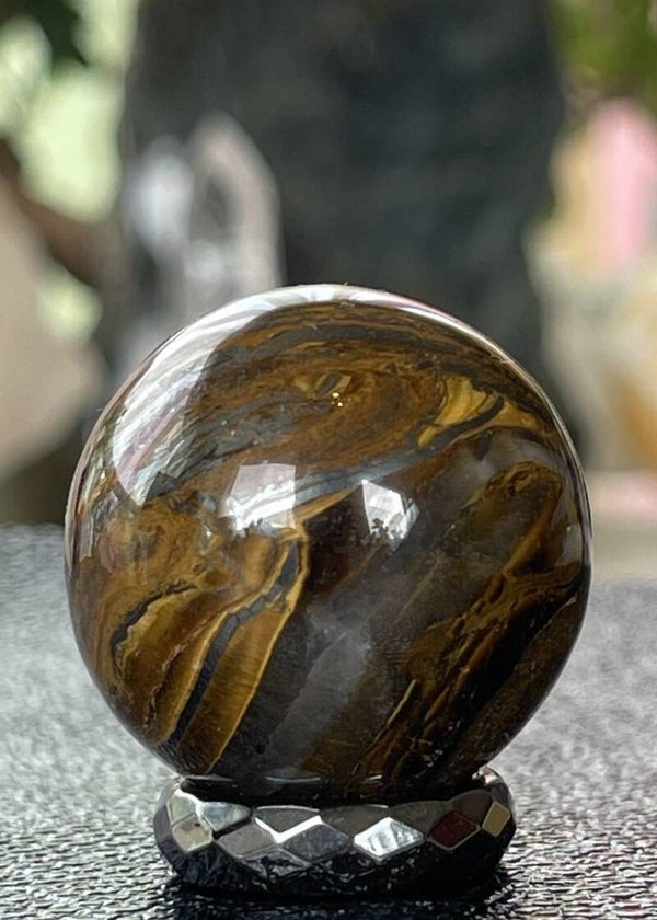 Tijgerijzer bol, klein 3,2cm