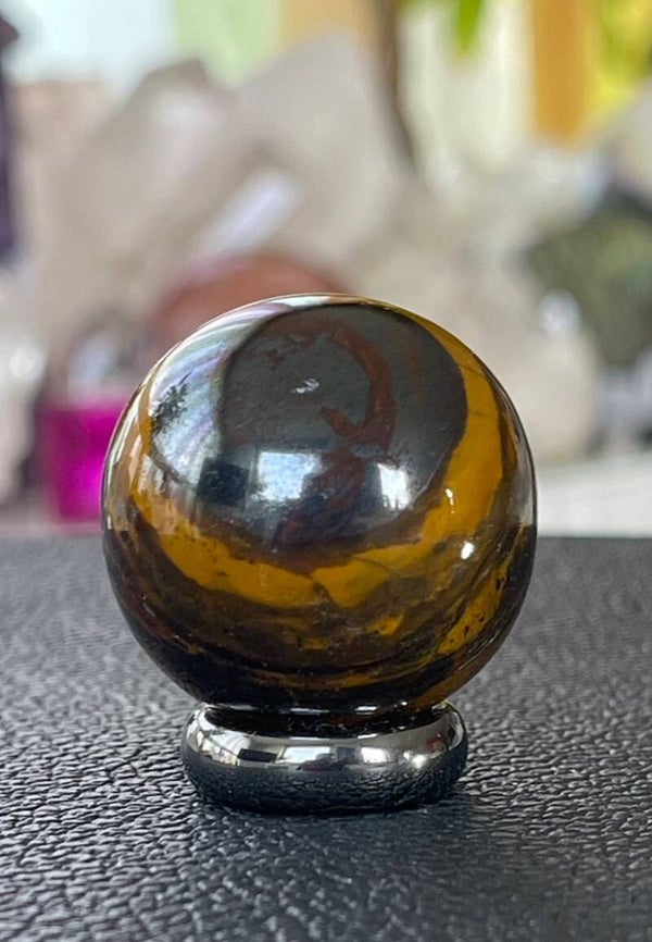 Tijgerijzer bol, klein 3,4cm