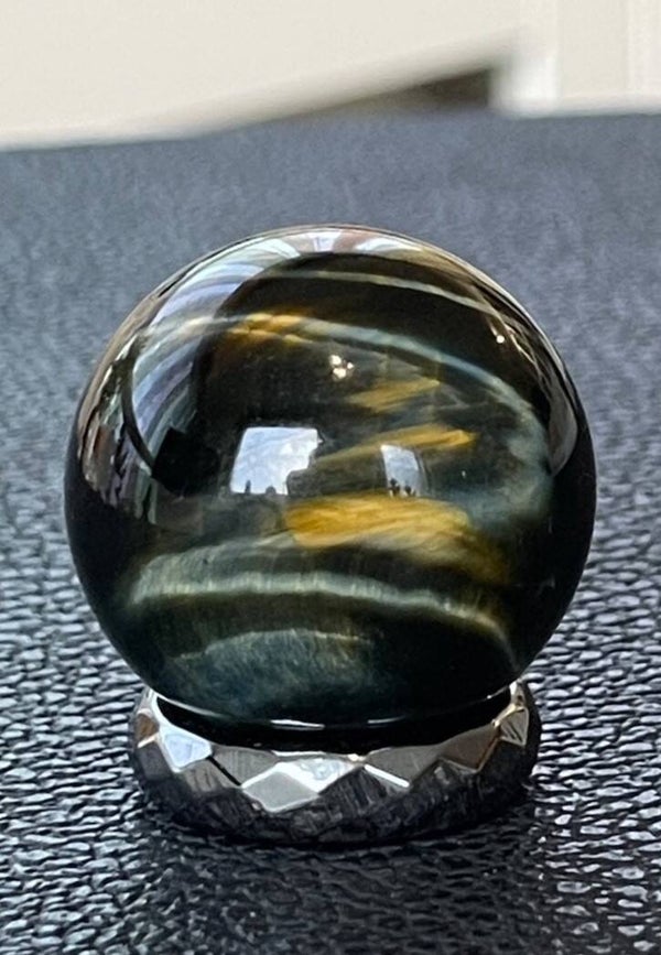 Tijgeroog bol, klein 3cm