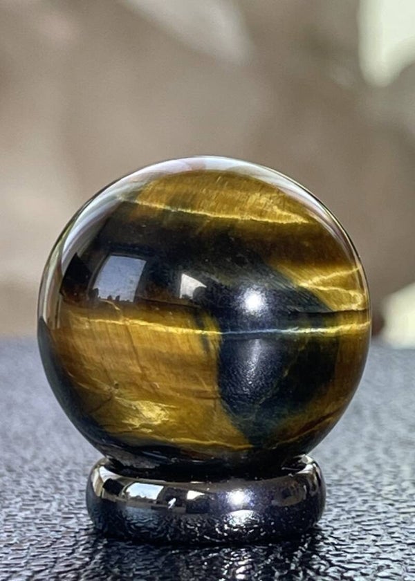 Tijgeroog bol, klein 2,9cm