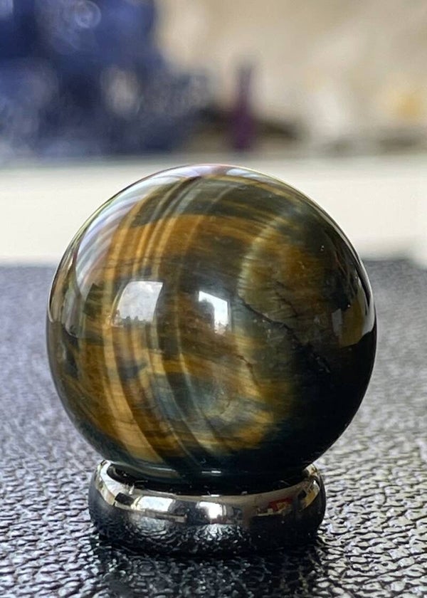 Tijgeroog bol, klein 3cm
