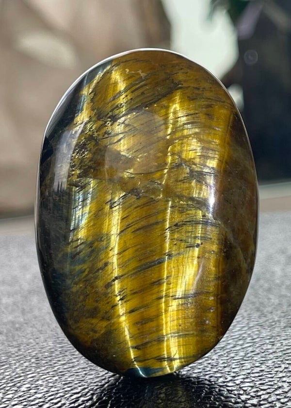 Tijgeroog handsteen, medium