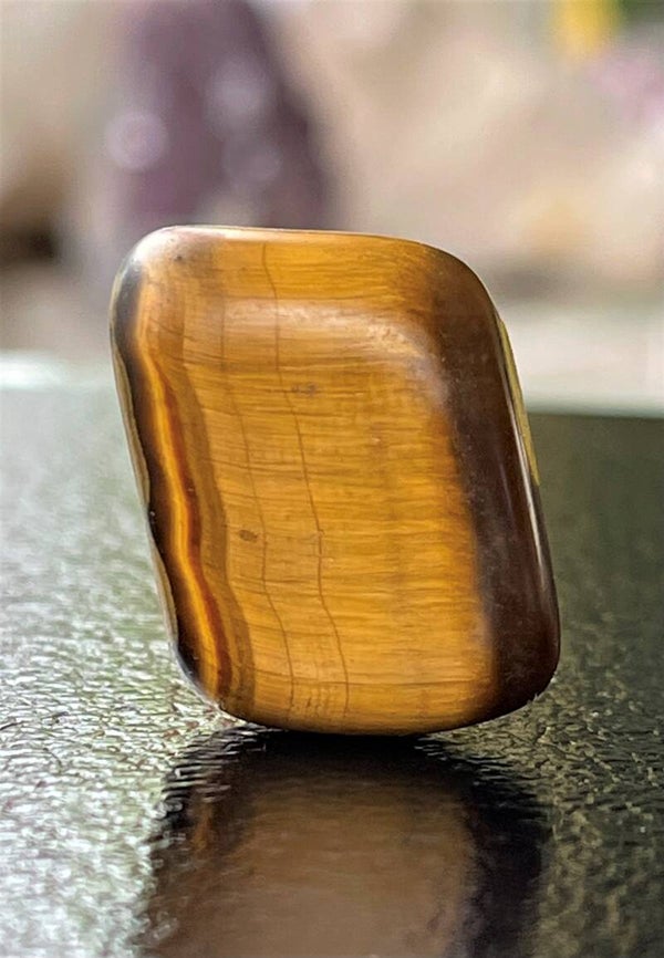 Tijgeroog trommelsteen