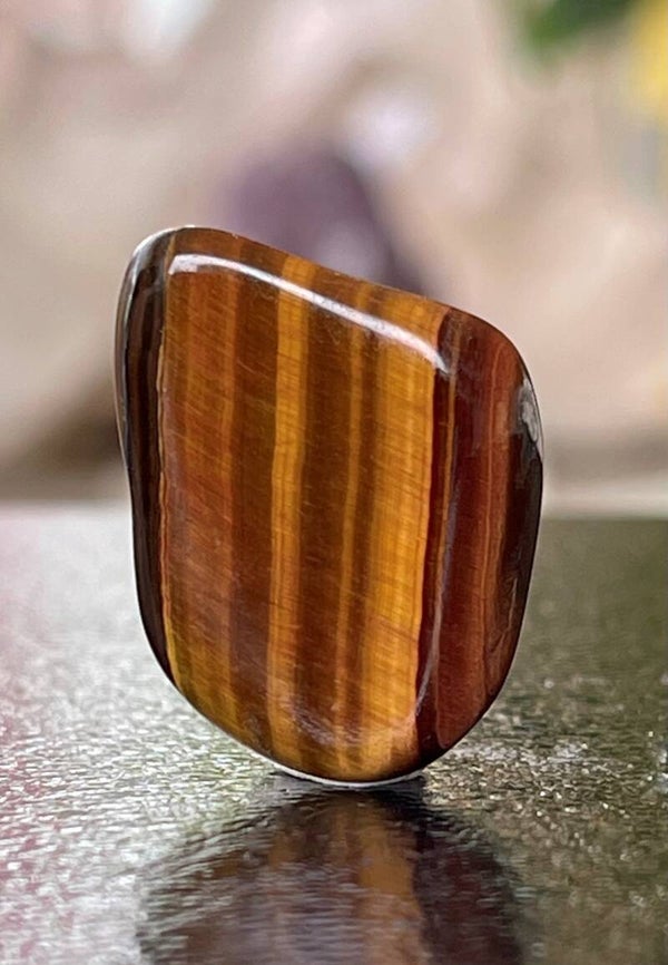 Tijgeroog trommelsteen