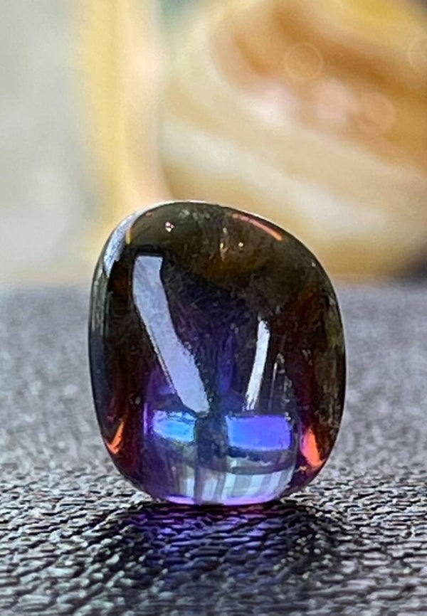 Titanium Aura Kwarts trommelsteen