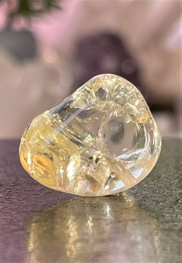 Witte Topaas trommelsteen