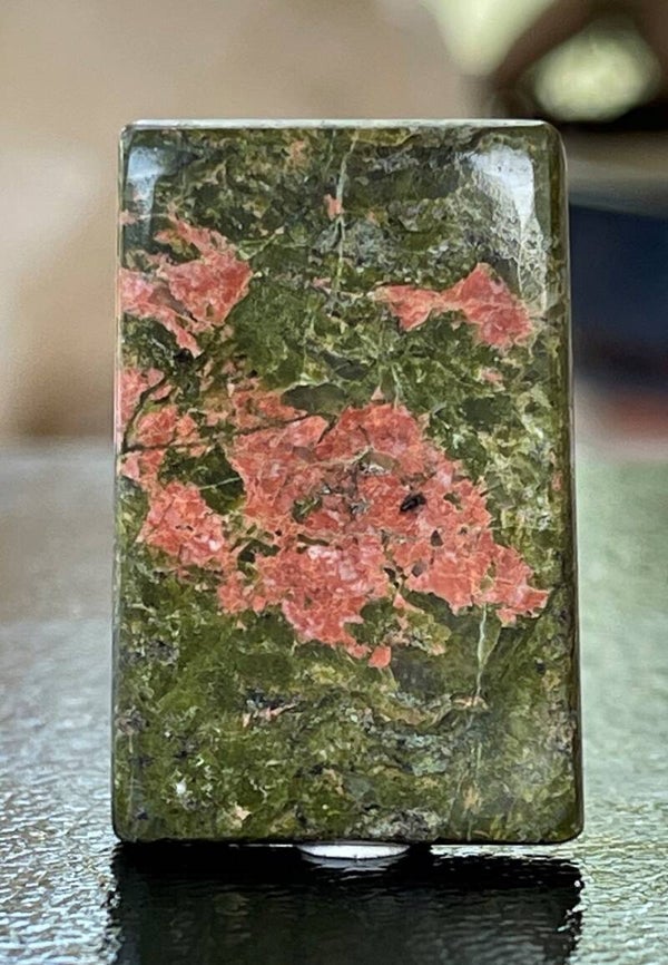 Unakiet knuffelsteen plat, rechthoekig