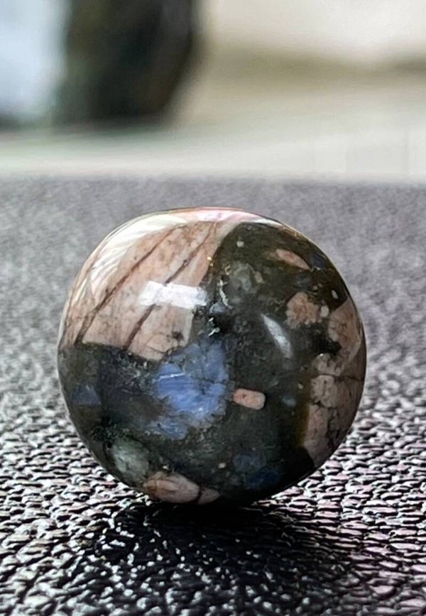 Vulkaniet trommelsteen