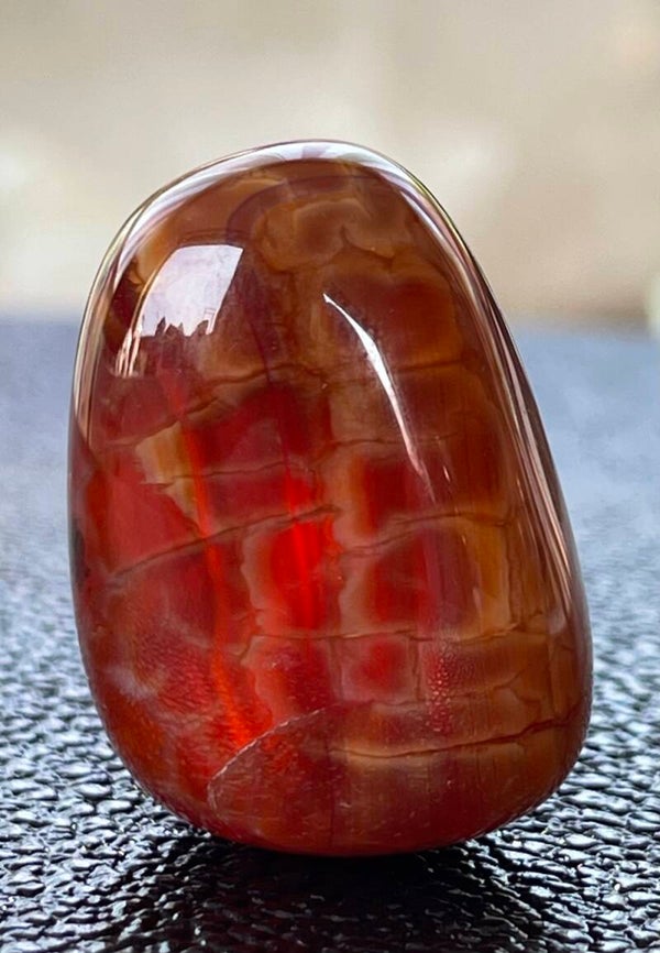 Vuuragaat trommelsteen groot