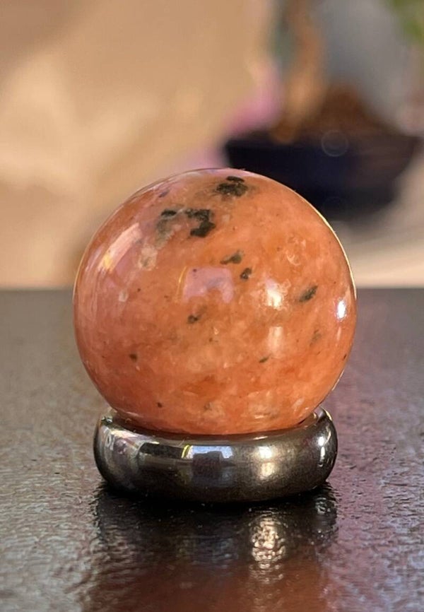 Vuurcalciet bol, heel klein 2,6cm