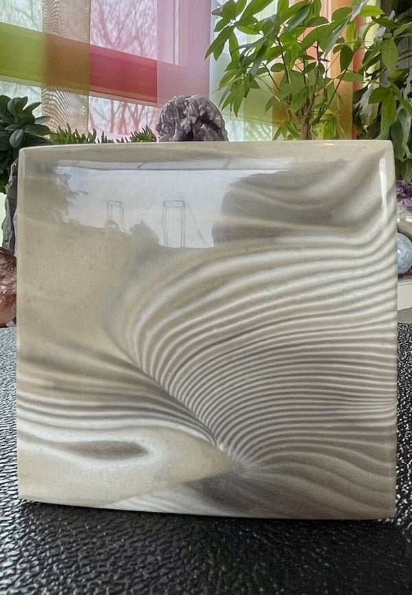 Vuursteen edelsteen cabochon rechthoek, heel groot