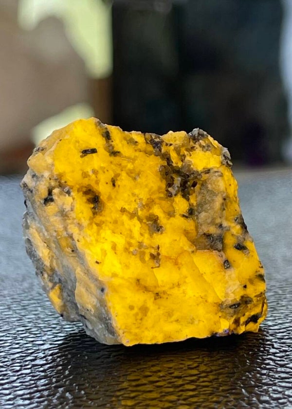 Werneriet uit Canada ruw (UV), klein