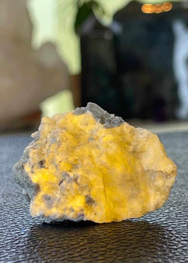 Werneriet uit Canada ruw (UV), klein