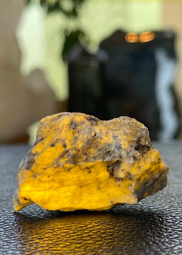 Werneriet uit Canada ruw (UV), klein