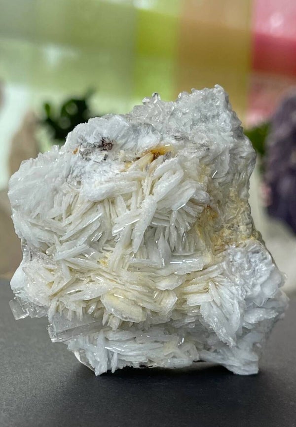 Witte Fluoriet met Bariet uit Spanje ruw, medium