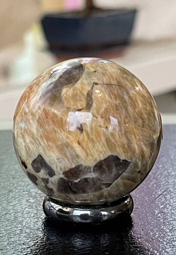 Zebra Veldspaat bol, medium 4,2cm