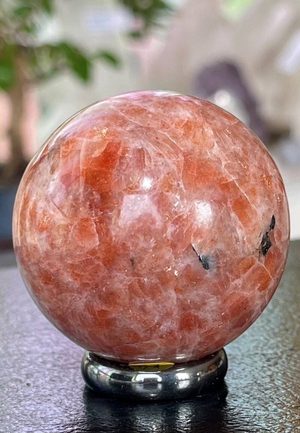 Zonnesteen bol, medium 4,9cm