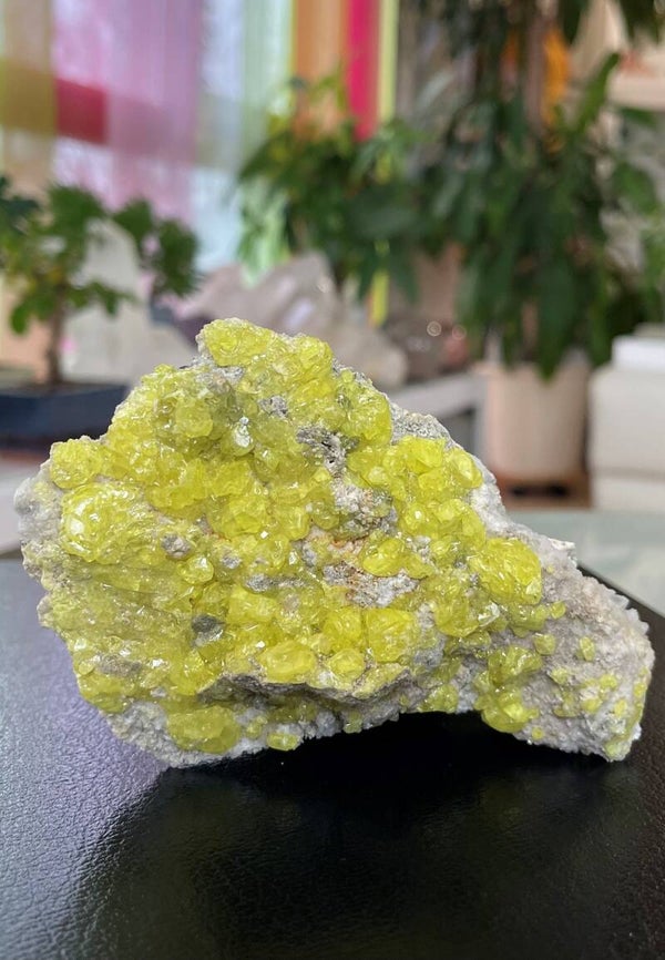 Zwavel uit Sicilië Italië ruw, medium