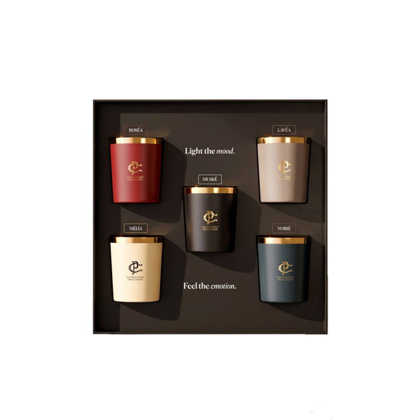 Duftkerzen-Geschenkbox – 5 × 70 g | Cooperativa Profumieri