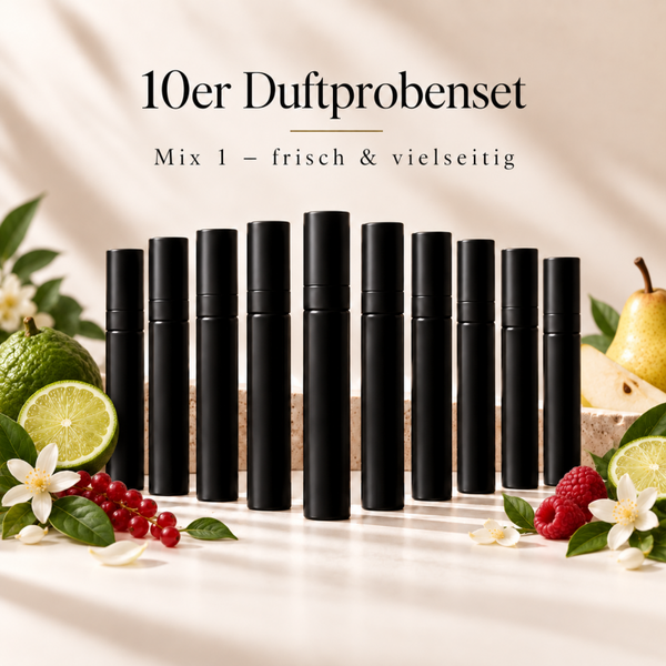 Olfazeta Duftprobenset Mix 1 – frisch & vielseitig – 10 Düfte entdecken