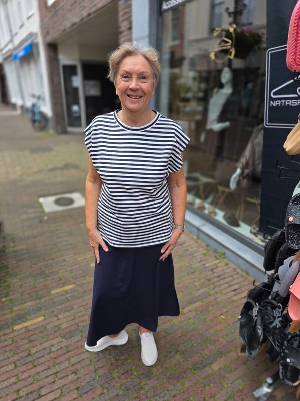 Rok 2080 angelle milan navy effen