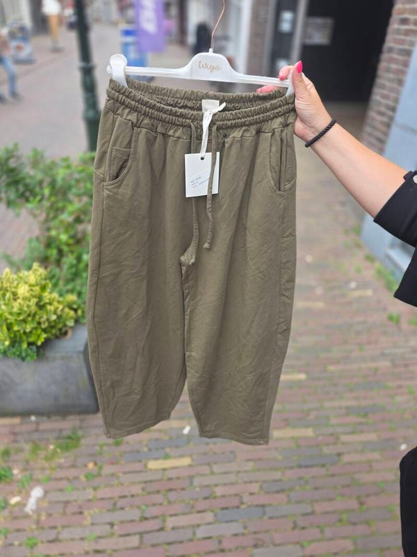 Broek army groen