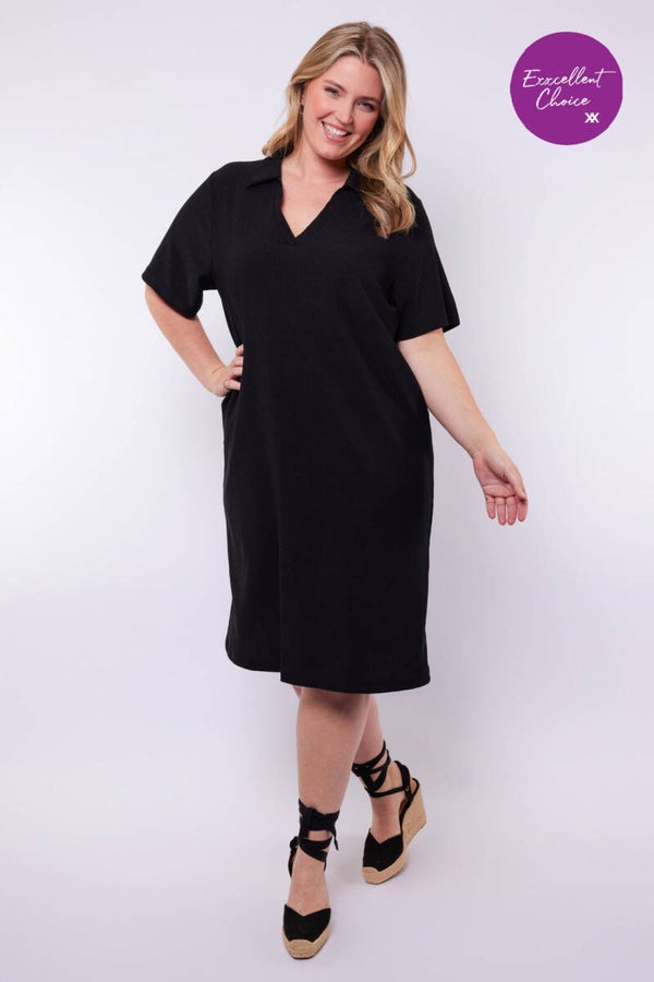 Exxcelent zwart Briar jurk dress